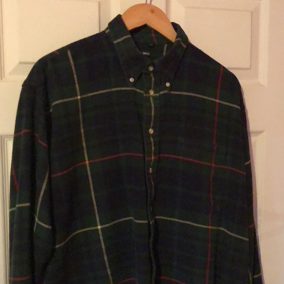 Gitman Brothers Multicolor Plaid Flannel Shirt Mens Large L - Picture 6 of 16